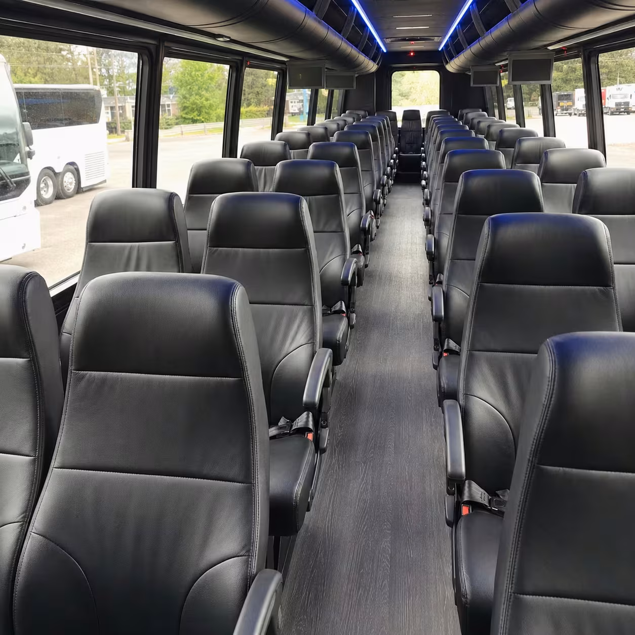 28 passenger minibus interior