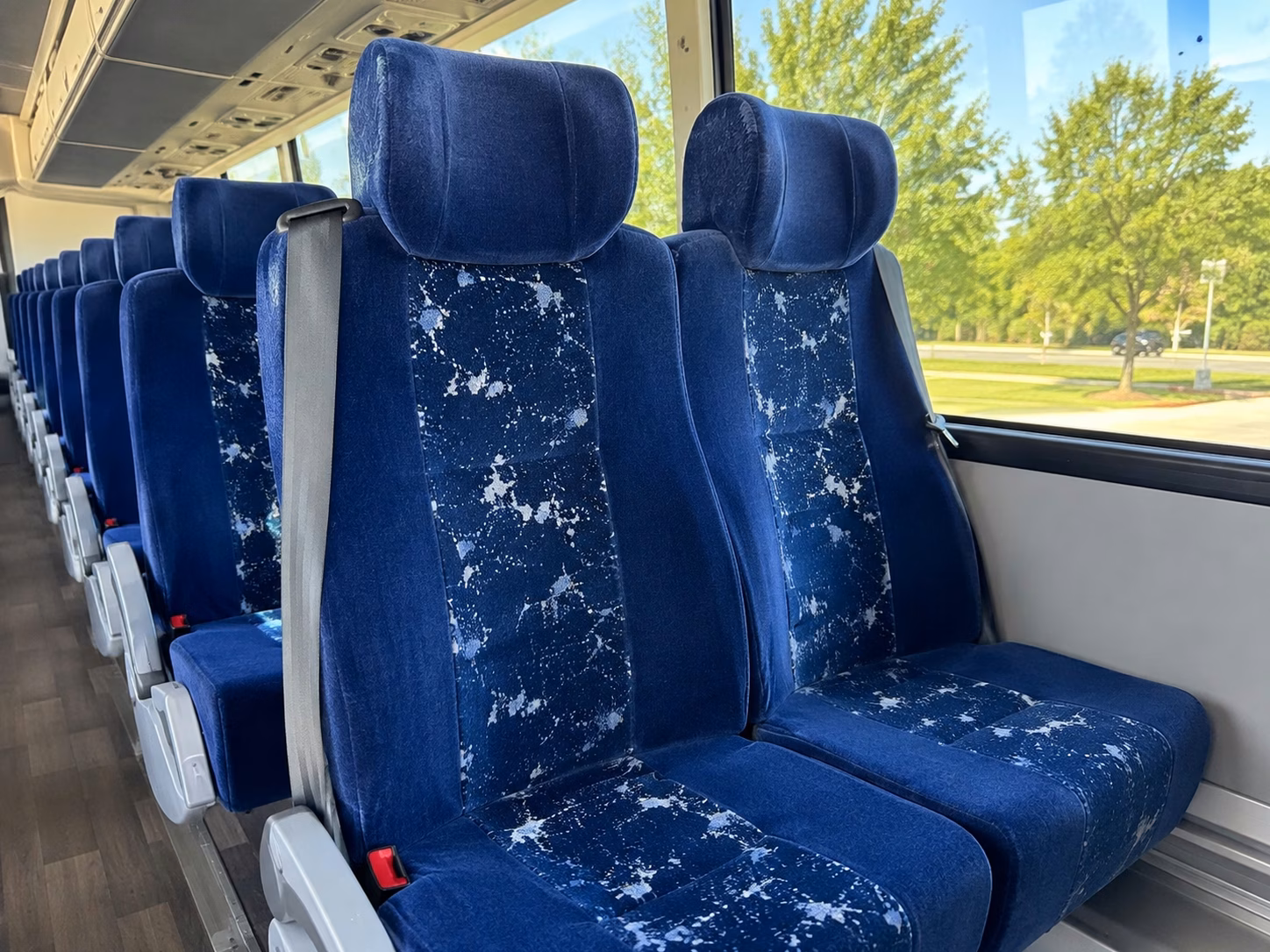 brooklyn charter bus interior gallery