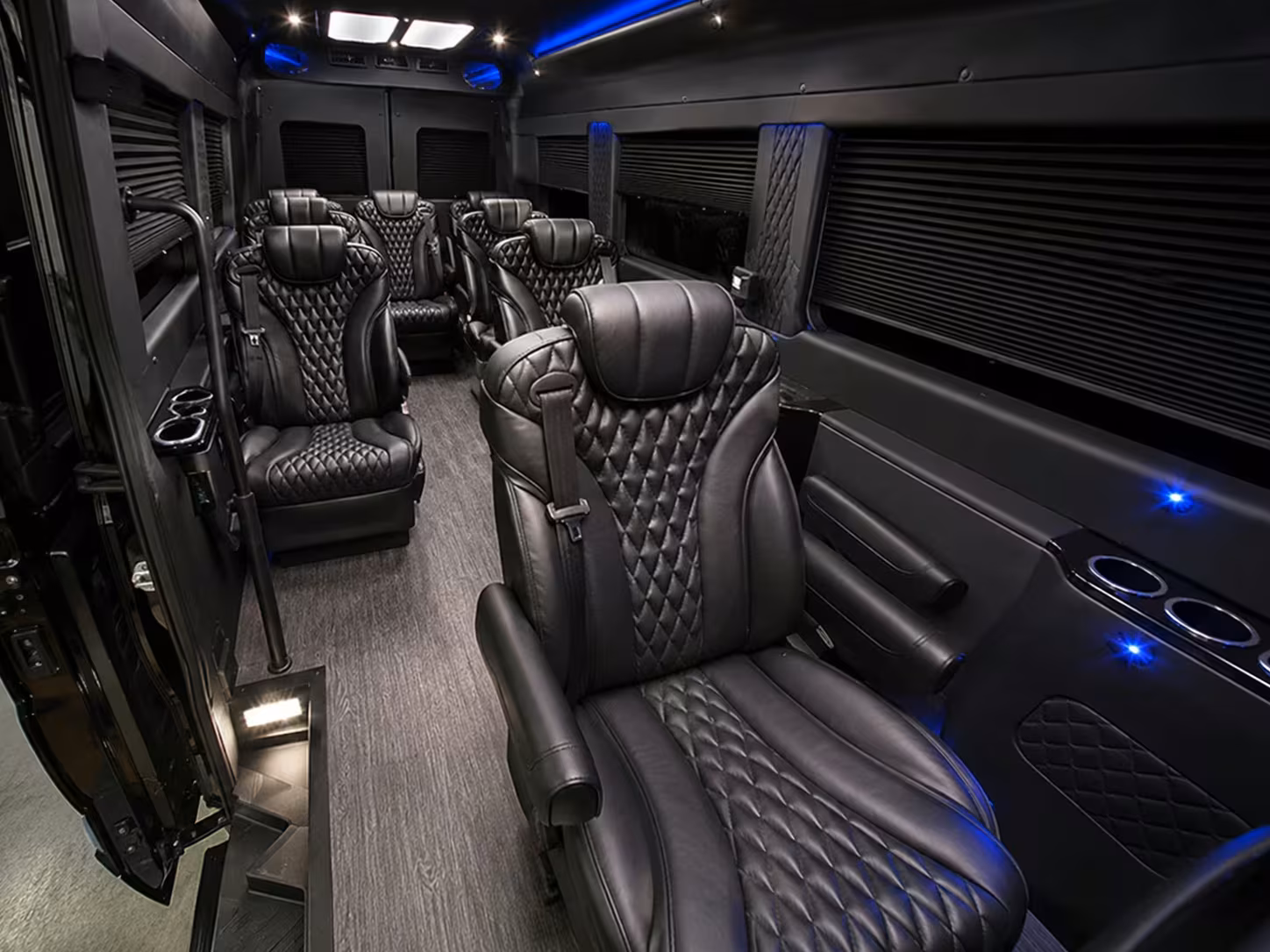 sprinter van with driver inside