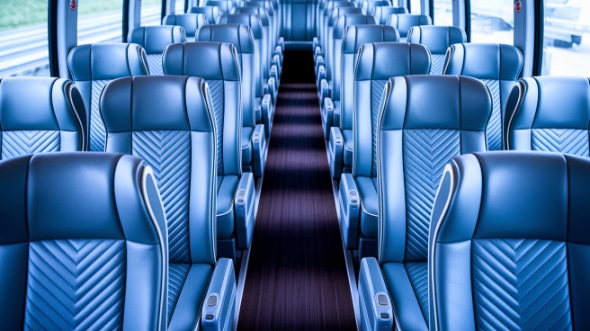 50 passenger charter bus interior
