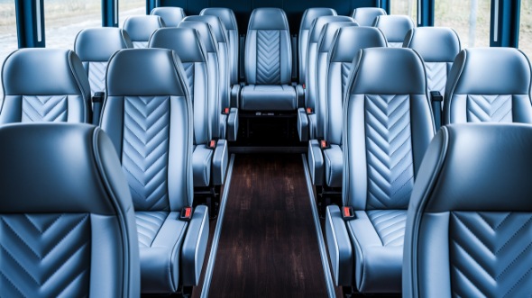 brooklyn 28 passenger minibus interior
