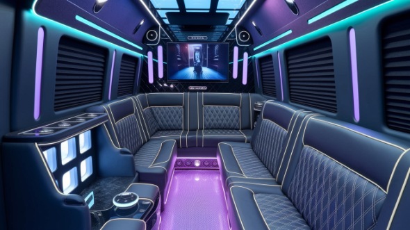 brooklyn party bus rental inside