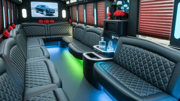 sprinter limo rental interior